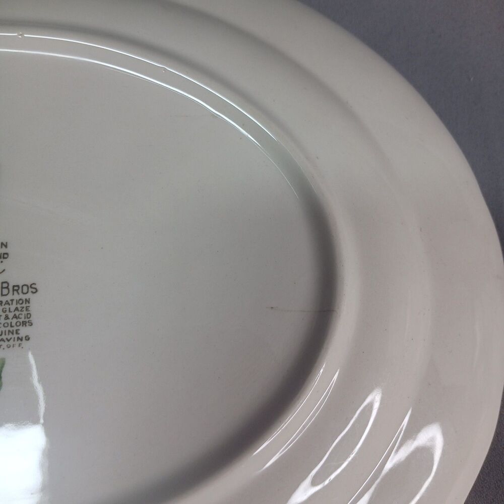 Johnson Bros. "The Village Green" Friendly Village 11 7/8" Serving Platter VTG 2 - Picture 2 of 16